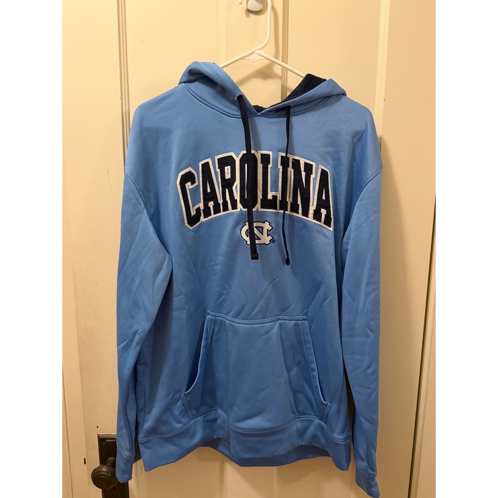 Champion UNC North Carolina Tar Heels Hoodie Blue Mens Medium Sweatshirt